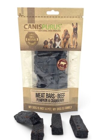 CP snack - Meat BARS Beef, Pumpkin & Cranberry
