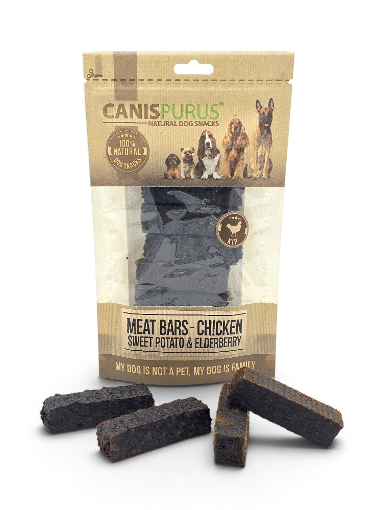 CP snack - Meat BARS Chicken, Sweet Potato & Elderberry CP snack - Meat BARS Chicken, Sweet Potato & Elderberry