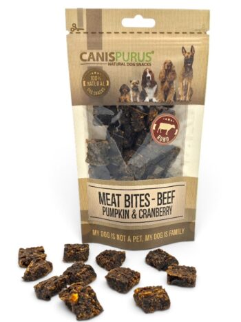 CP snack - Meat BITES Beef, Pumpkin & Cranberry