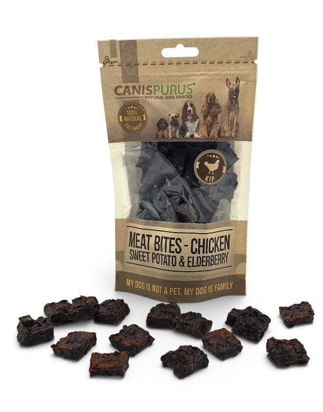 CP snack - Meat BITES Chicken, Sweet Potato & Elderberry CP snack - Meat BITES Chicken, Sweet Potato & Elderberry