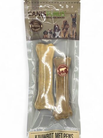 CP kauw - Kauwbot Runderhuid (met Pens)