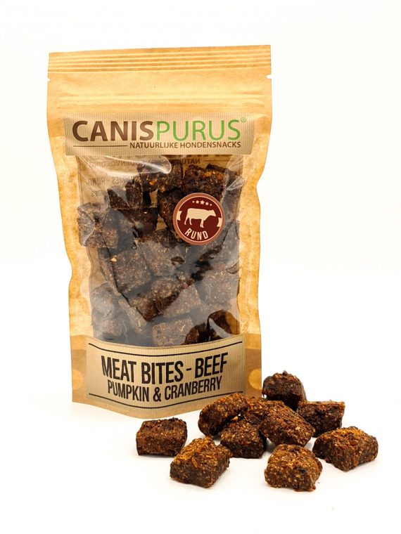 CP snack - Meat BITES Beef, Pumpkin & Cranberry