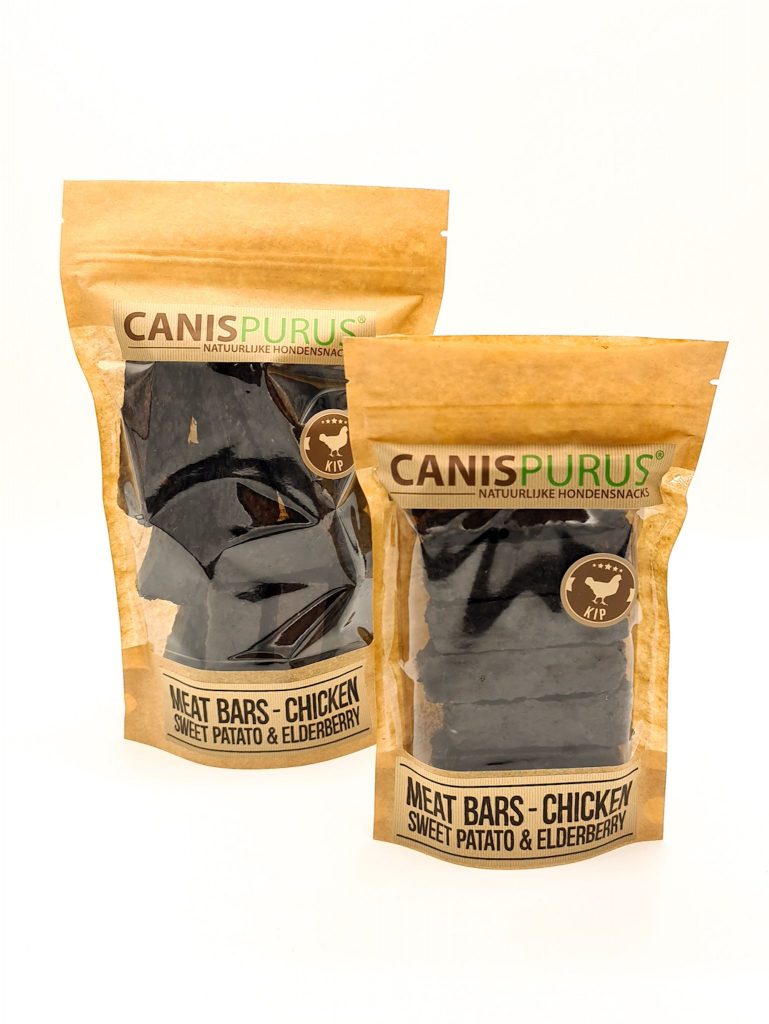 CP snack Meat BARS Chicken, Sweet Potato & Elderberry Canis Purus