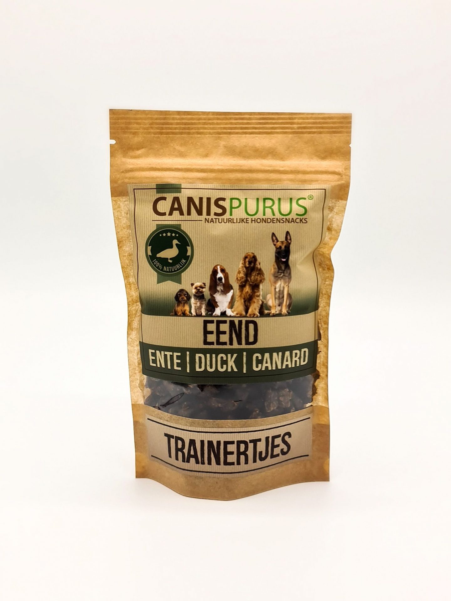 pakket Ordelijk regenval CP snack - Trainertjes Eend | Canis Purus