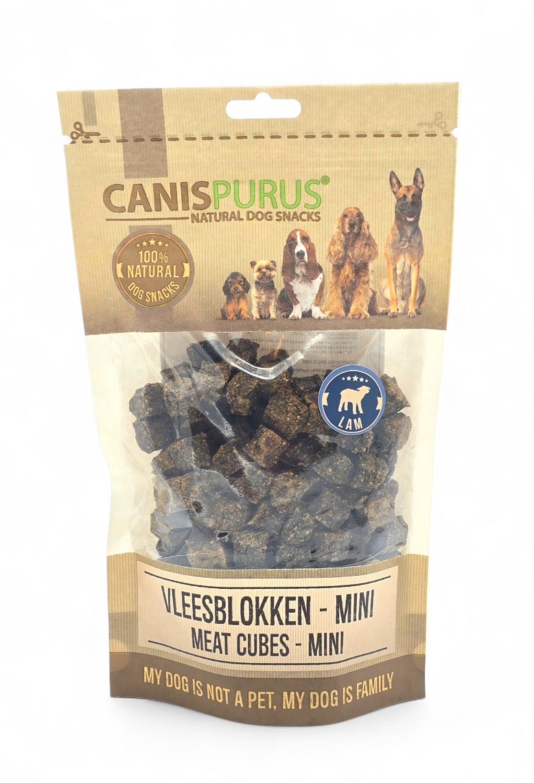 (Nederlands) CP snack - Vleesblokken MINI Lam (Nederlands) CP snack - Vleesblokken MINI Lam